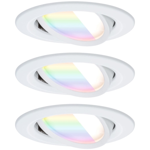 Paulmann 92433 LED-plafondlamp, LED-inbouwlamp 6 W Wit (mat)