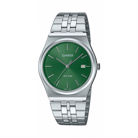 Casio MTP-B145D-3AVEF - Polshorloge - Roestvrijstalen band - 5 ATM waterdicht - Datumweergave