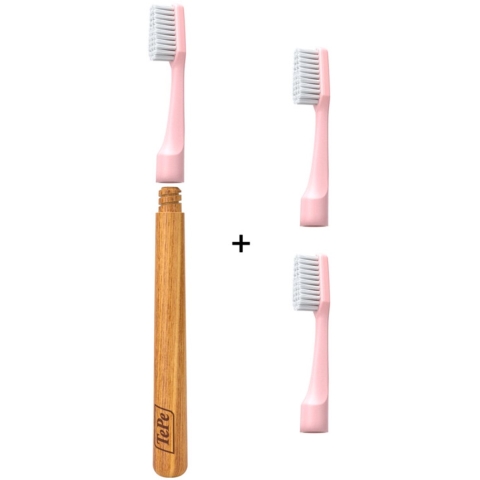 3x TePe Choice™ Soft Tandenborstel Roze 3 stuks