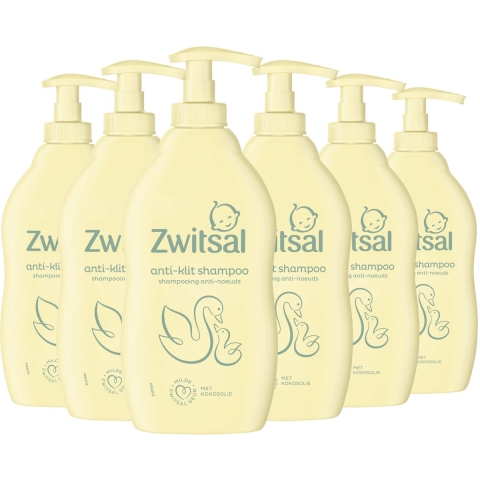 6x Zwitsal Shampoo Anti-Klit 400 ml