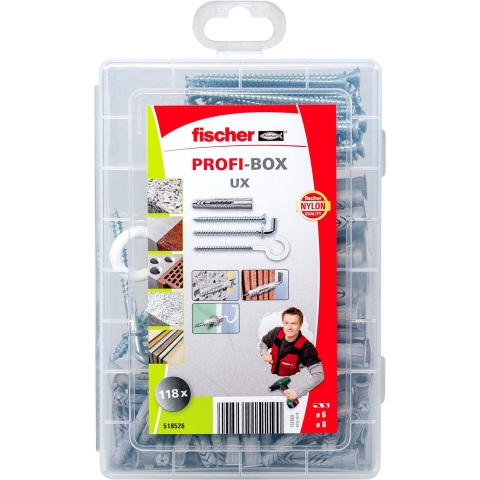 Fischer 518526 PROFI-BOX UX Plugassortiment 1 set(s)