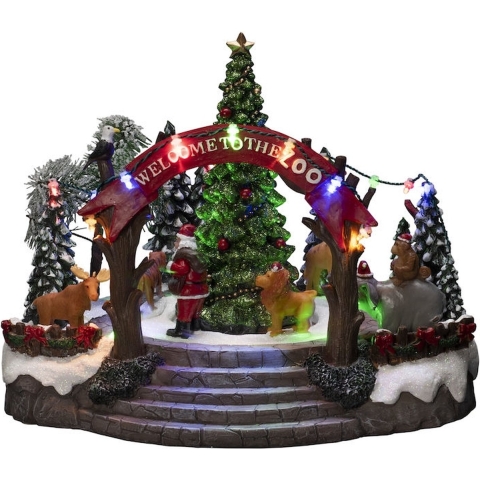 Konstsmide 4237-000 LED-decor Kerstmarkt Meerkleurig LED Bont Muziek