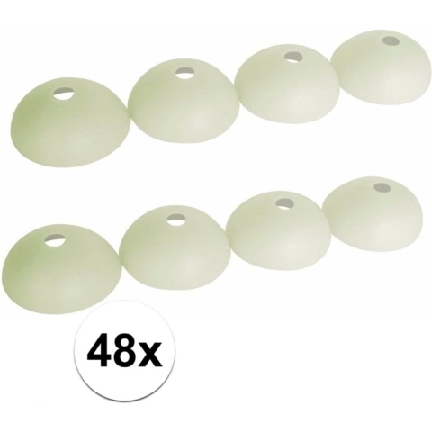 ProPlus Tentharingbeschermers - 48x stuks - glow in the dark - tentharing beschermkapjes -