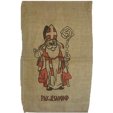 5 jute zakken voor Sinterklaas 60 x 102 cm -