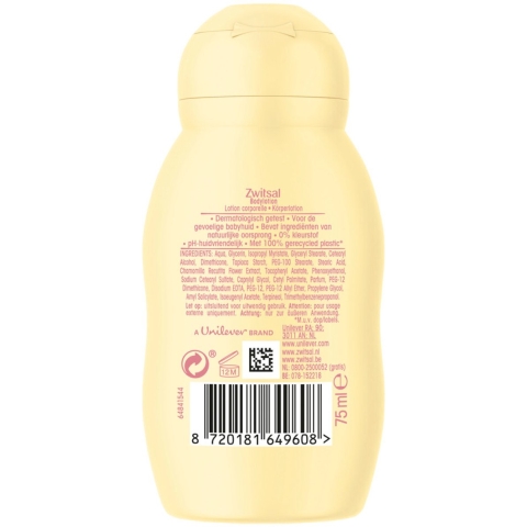 18x Zwitsal Bodylotion 75 ml