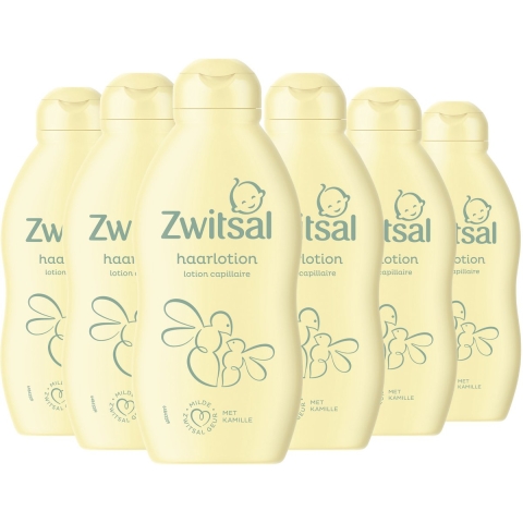 6x Zwitsal Haarlotion Baby 200 ml