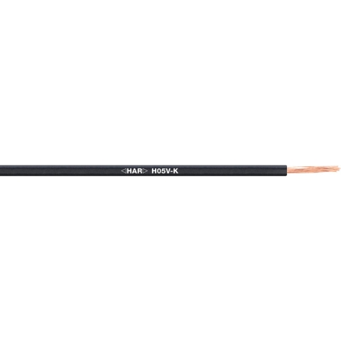 LAPP 4510013S Draad H05V-K 1 x 1 mm² Zwart 250 m