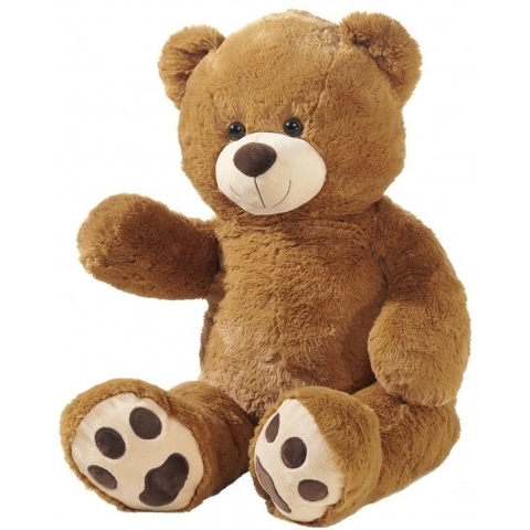 Heunec Knuffelbeer - bruin - pluche - 95 cm - grote beer knuffel - speelgoed -