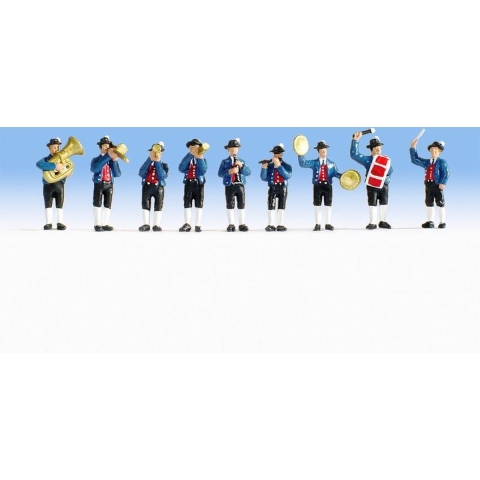 NOCH 15580 H0 Muziekkapel figuren Geverfd, Staand