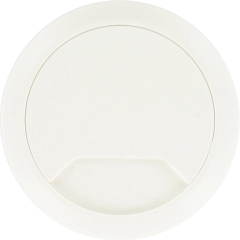 Kabeldoorvoer element - 3x - wit - Dia 80 mm - Elektra kabeldoorvoeren buizen en goten -