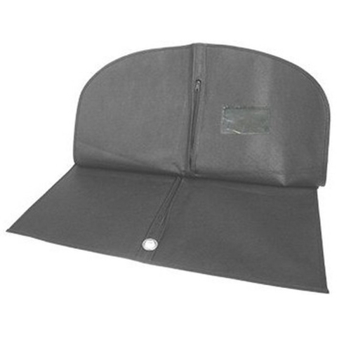 10x Zwarte kledinghoes 62 x 113 cm met venster -