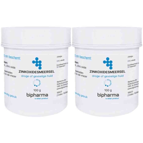 2x Bipharma Zinkoxidesmeersel Zinkolie 100 gr