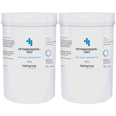 2x Bipharma Cetomacrogolzalf 500 gr