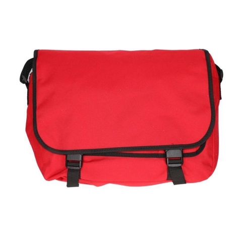 Schoudertas/Messenger bag - rood - heren/dames - 41 x 31 x 12 cm -