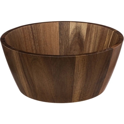 Salade schaal - Acaciahout - D28 cm - saladekom - keuken accessoires -