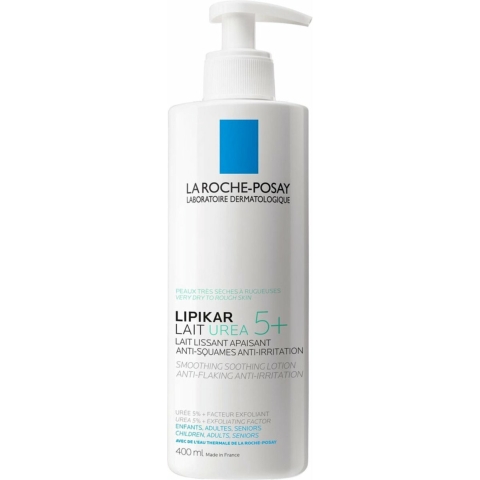 3x La Roche Posay Lipikar Urea 5+ Melk Droge Huid 400 ml
