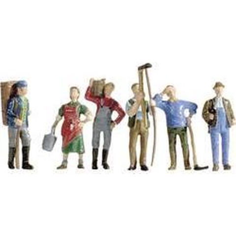 NOCH 36614 N Wijnboeren figuren Geverfd, Staand