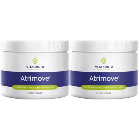 Gratis Verzending: 2x Vitakruid Atrimove Glucosamine complex 300 capsules