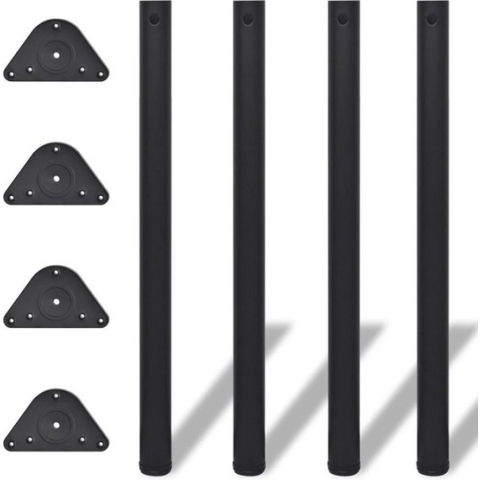 vidaXL-Tafelpoten-in-hoogte-verstelbaar-zwart-870-mm-4-st