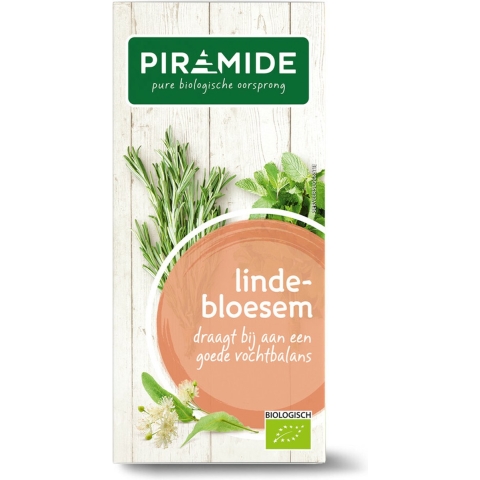 6x Piramide Kruidenthee Bio Lindebloesem 20 stuks