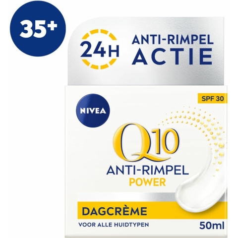2x NIVEA Q10 Dagcrème Anti-Rimpel Power SPF 30 50 ml