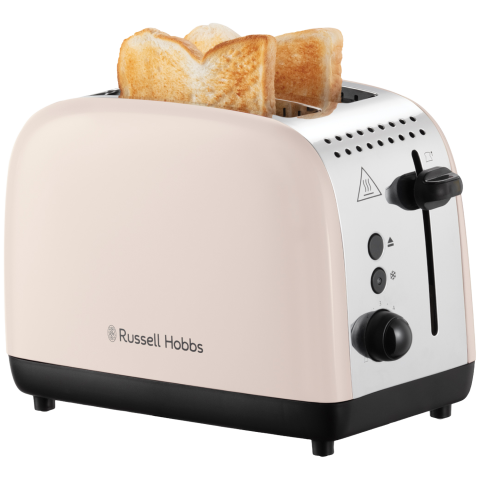 Russell Hobbs Colours Plus 2 Snedes Broodrooster Jasmine Wit