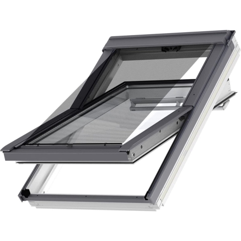 VELUX Buitenzonwering - Zwart - Handbediend - MHL PK00 5060