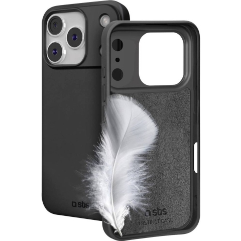 sbs mobile Instinct Cover Apple iPhone 17 Pro Zwart