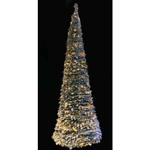 Snowtree Spiral 240x75 cm 400LED warm white K2033 Trafo kunstkerstboom FDL - Fdl