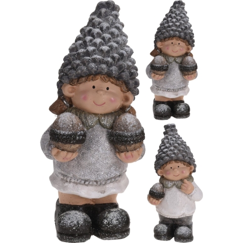 Kind Dennenappel Muts 34 cm Kerst Nampook - Nampook