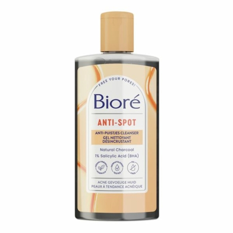 4x Bioré Houtskool Anti-Puistjes Cleanser 200 ml