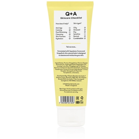 3x Q+A Grapefruit Cleansing Balm 125 ml