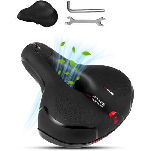 Proskill Fietszadel - Ergonomisch - 100% waterdicht - Zwart