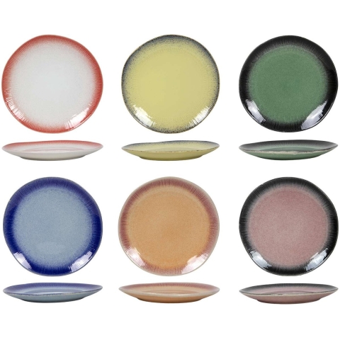 Studio Tavola Ontbijtborden / Desserborden Fire ø 20 cm - 6 Stuks