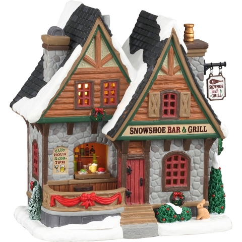 Snowshoe bar & grill b/o LED kerstfiguur LEMAX - Lemax