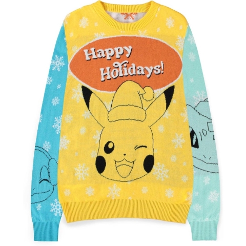 Pokémon - Starters Christmas Jumper