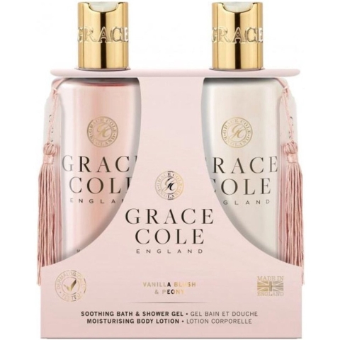Grace Cole Vanilla Blush & Peony Pampering Body Care Duo