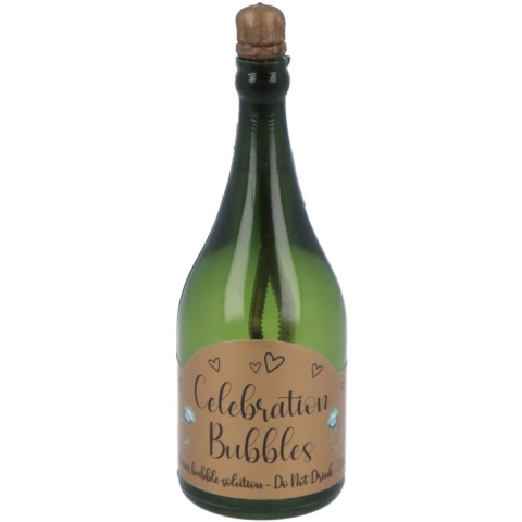 Bruiloft bellenblaas - 120x stuks - champagnefles van 9 cm - huwelijk versiering -