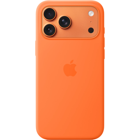 Apple Silicone Magsafe Telefoonhoesje Voor Apple Iphone 17 Pro Max Oranje