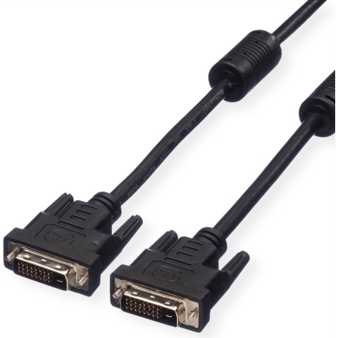 VALUE DVI monitor kabel, DVI M-M, (24+1) dual link, 3 m
