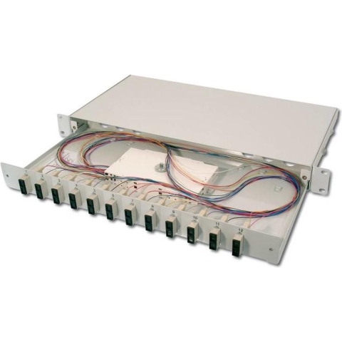 Digitus DN-96320/3 Glasvezel-patchpaneel 6 poorten SC 1 HE