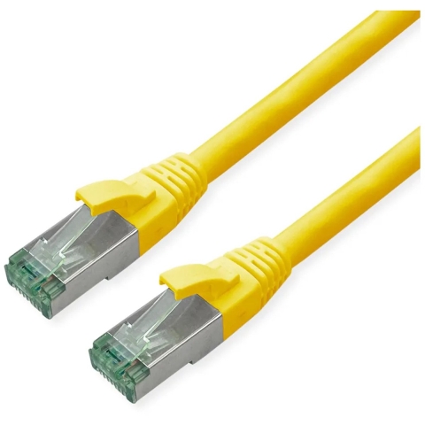 ROLINE RM Patchkabel Cat.6A S/FTP (PiMF), geel, 20 m