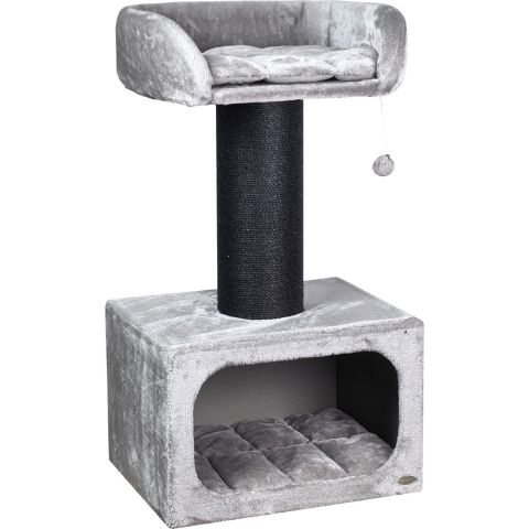 Krabpaal Sasso XXL voor de kat (110 cm) Grijs/Zwart