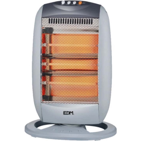 Kwarts Kachel EDM 07136 Zwart 1200 W