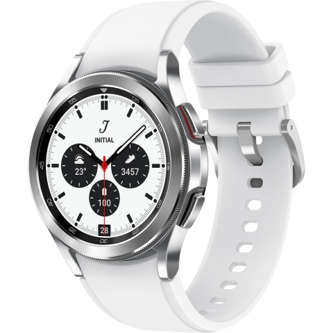 Samsung Galaxy Watch4 Classic 3,05 cm (1.2") OLED 42 mm Digitaal 396 x 396 Pixels Touchscreen 4G Zilver Wifi GPS