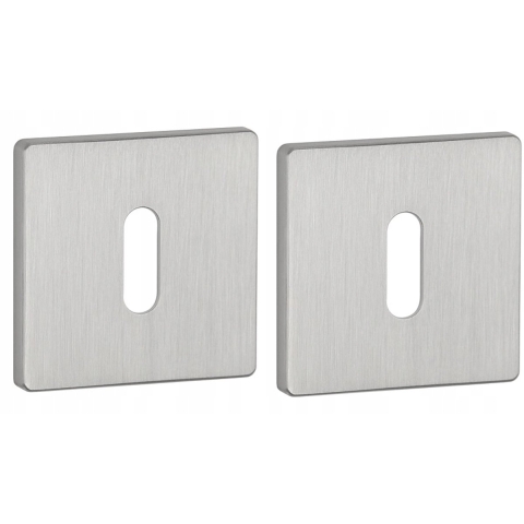 Aprile | Prestige Sleutelrozet | 52x52x5mm | Vierkant | Chroom geborsteld