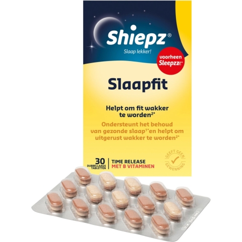 Gratis Verzending: 3x Shiepz Slaapfit 30 tabletten