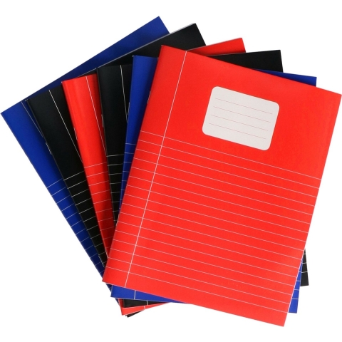Bellatio Decorations bellatio Decorations A5 Schrift met lijn - 18 stuks - schoolschriften -