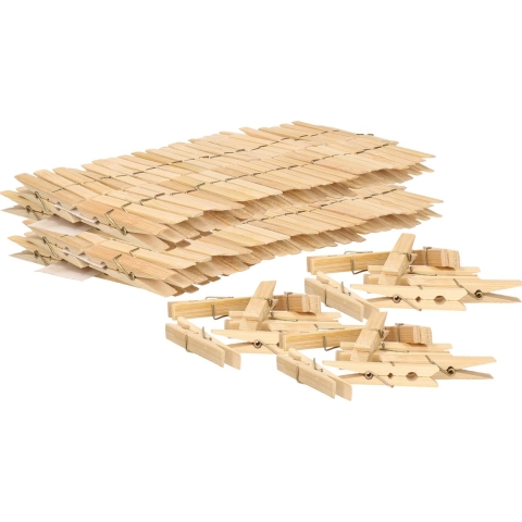 Wasknijpers - 300x - bamboe hout - 7 cm -