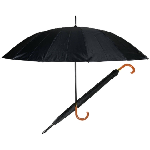 Benson Paraplu - 2x - groot formaat - opvouwbaar - windbestendig - willekeurige kleur -